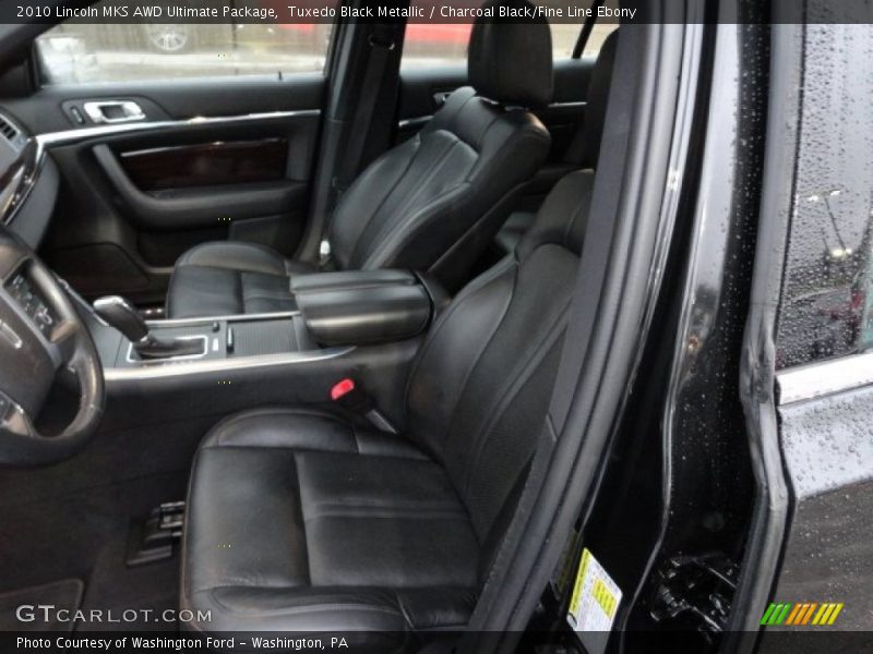 Tuxedo Black Metallic / Charcoal Black/Fine Line Ebony 2010 Lincoln MKS AWD Ultimate Package