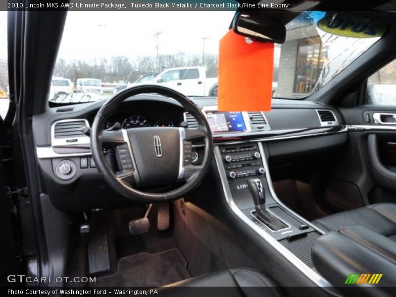 Tuxedo Black Metallic / Charcoal Black/Fine Line Ebony 2010 Lincoln MKS AWD Ultimate Package
