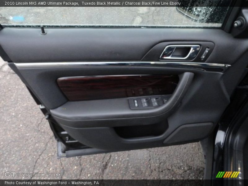 Tuxedo Black Metallic / Charcoal Black/Fine Line Ebony 2010 Lincoln MKS AWD Ultimate Package