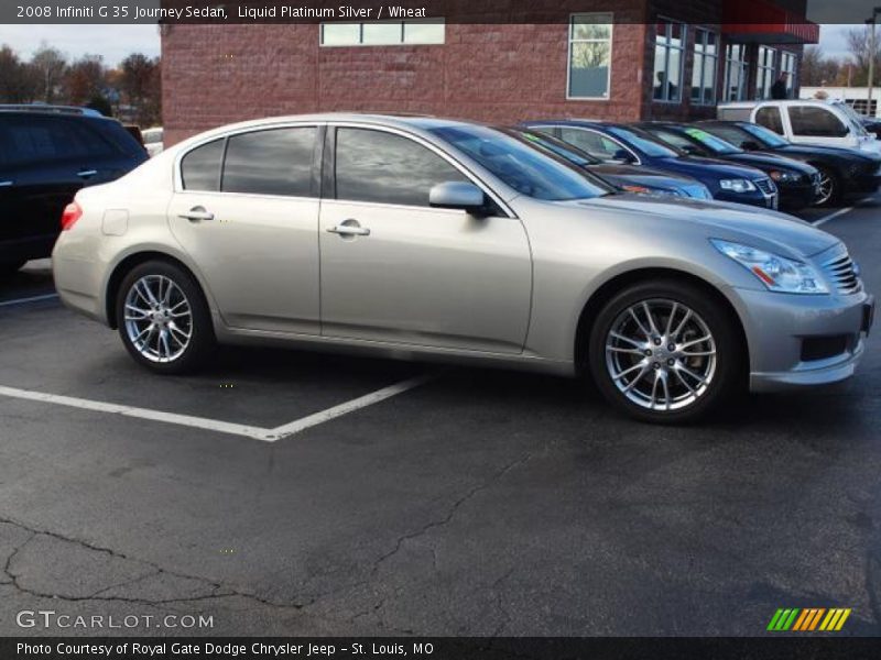  2008 G 35 Journey Sedan Liquid Platinum Silver