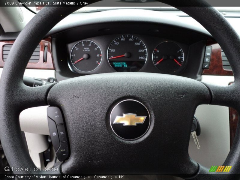 Slate Metallic / Gray 2009 Chevrolet Impala LT