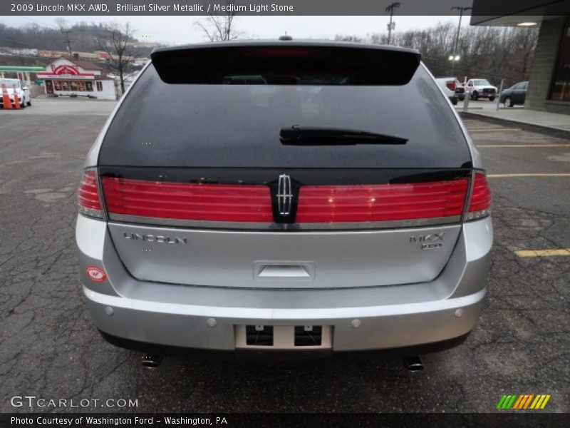Brilliant Silver Metallic / Medium Light Stone 2009 Lincoln MKX AWD