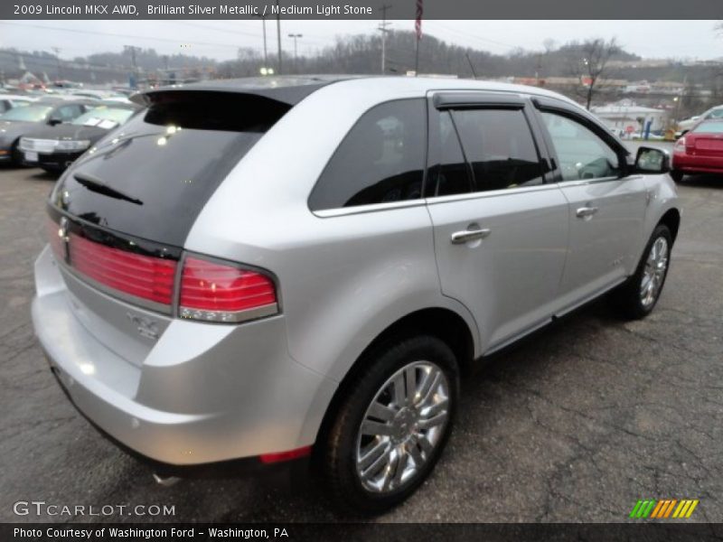 Brilliant Silver Metallic / Medium Light Stone 2009 Lincoln MKX AWD