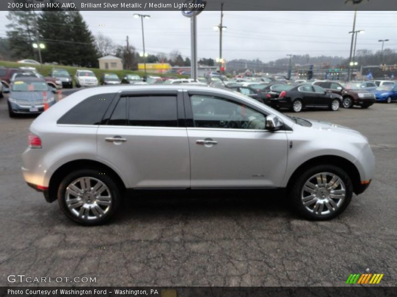 Brilliant Silver Metallic / Medium Light Stone 2009 Lincoln MKX AWD
