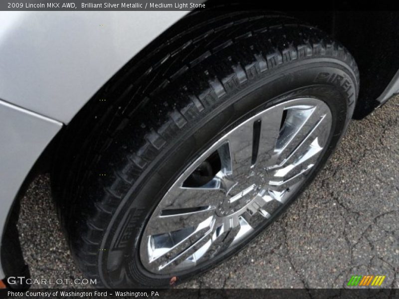 Brilliant Silver Metallic / Medium Light Stone 2009 Lincoln MKX AWD