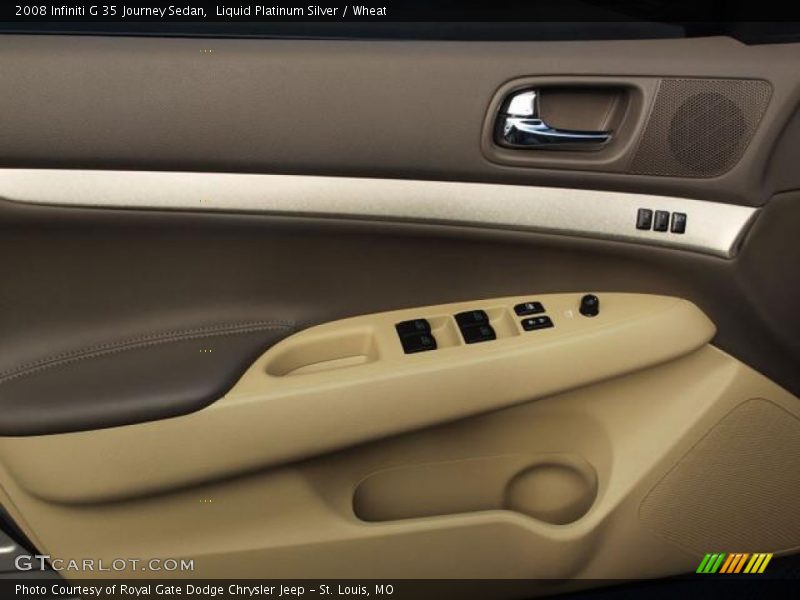 Liquid Platinum Silver / Wheat 2008 Infiniti G 35 Journey Sedan