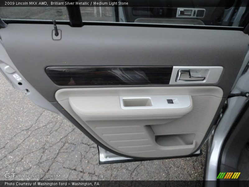 Brilliant Silver Metallic / Medium Light Stone 2009 Lincoln MKX AWD
