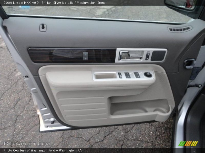 Brilliant Silver Metallic / Medium Light Stone 2009 Lincoln MKX AWD