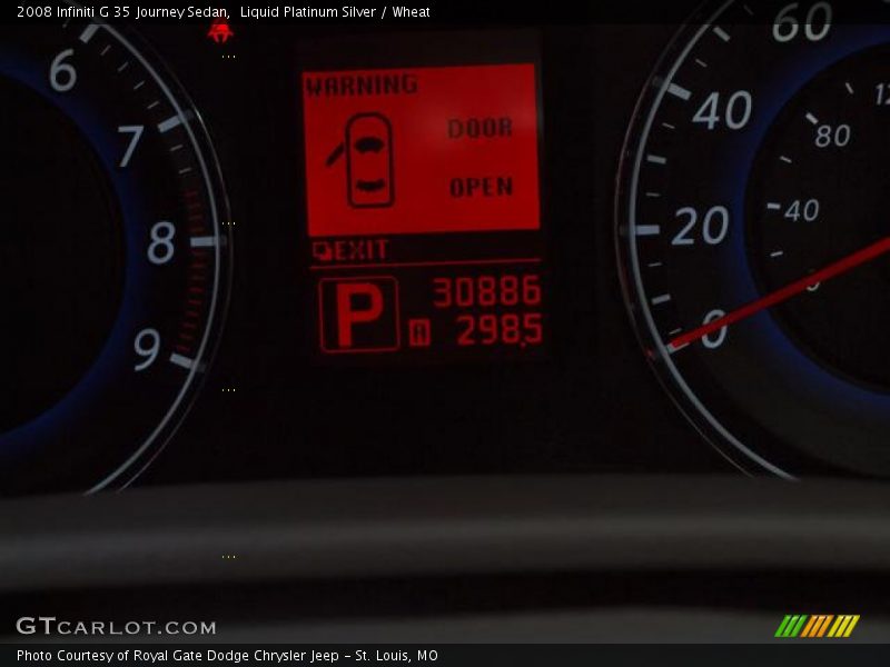 Liquid Platinum Silver / Wheat 2008 Infiniti G 35 Journey Sedan