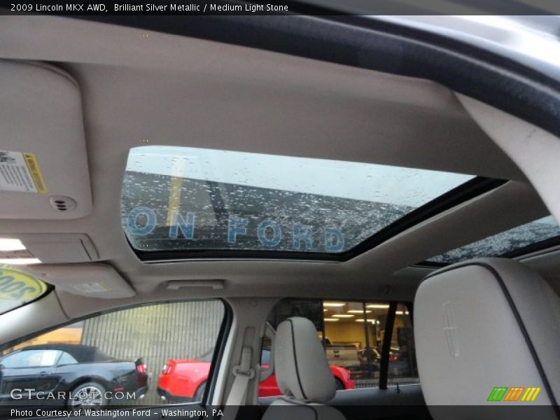 Brilliant Silver Metallic / Medium Light Stone 2009 Lincoln MKX AWD