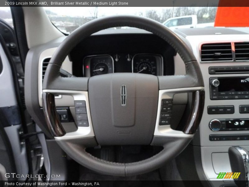 Brilliant Silver Metallic / Medium Light Stone 2009 Lincoln MKX AWD