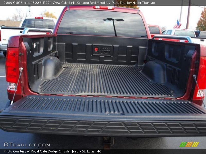 Sonoma Red Metallic / Dark Titanium/Light Titanium 2009 GMC Sierra 1500 SLE Z71 Crew Cab 4x4