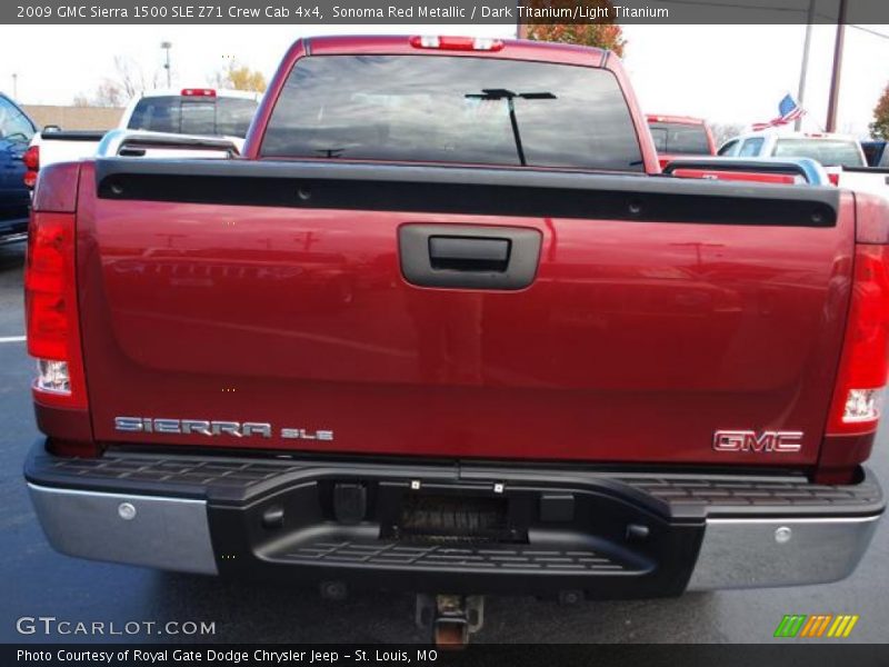 Sonoma Red Metallic / Dark Titanium/Light Titanium 2009 GMC Sierra 1500 SLE Z71 Crew Cab 4x4