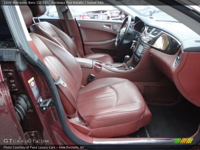 Bordeaux Red Metallic / Sunset Red 2006 Mercedes-Benz CLS 500