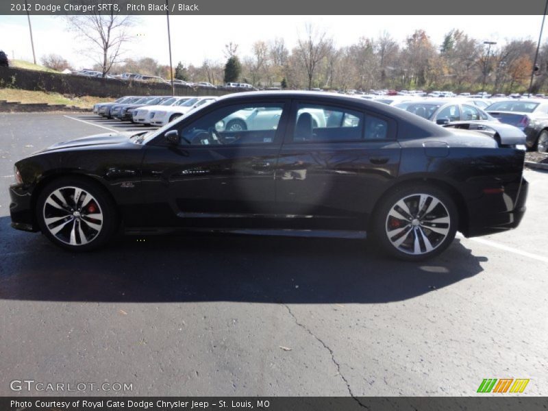 Pitch Black / Black 2012 Dodge Charger SRT8
