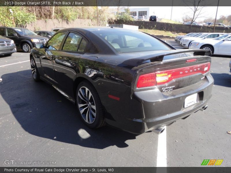 Pitch Black / Black 2012 Dodge Charger SRT8