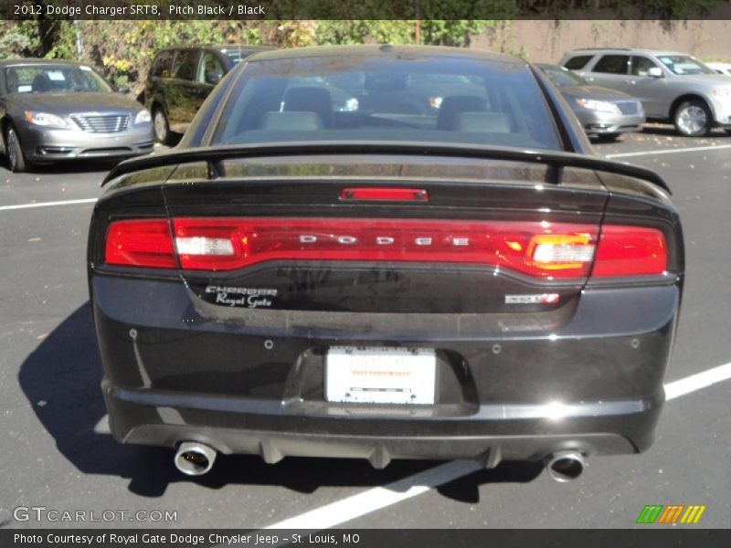 Pitch Black / Black 2012 Dodge Charger SRT8