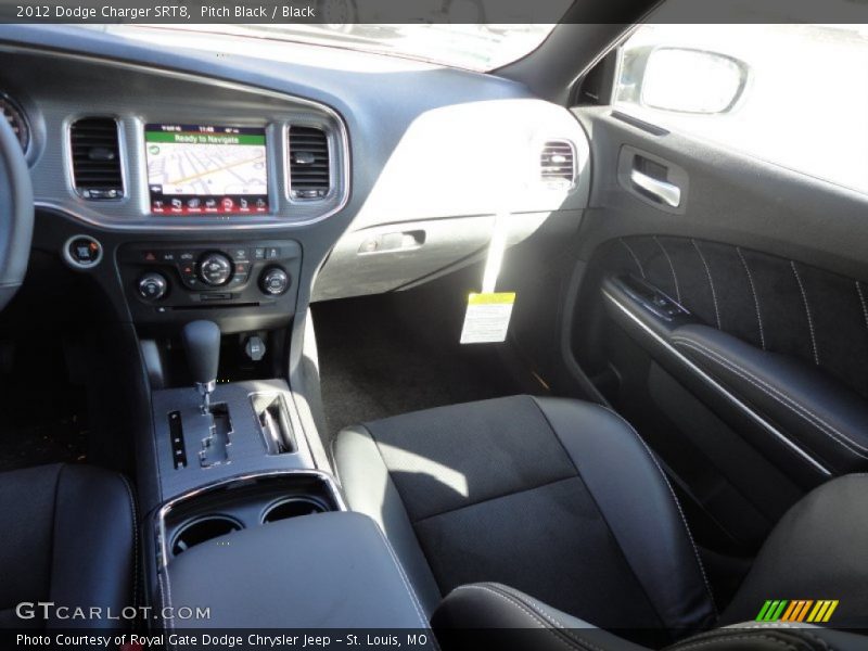 Pitch Black / Black 2012 Dodge Charger SRT8