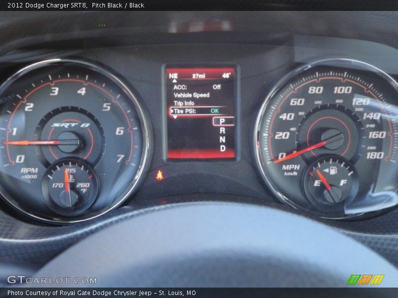  2012 Charger SRT8 SRT8 Gauges