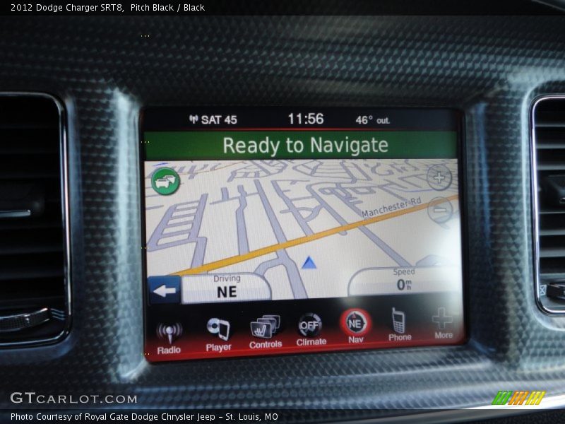 Navigation of 2012 Charger SRT8