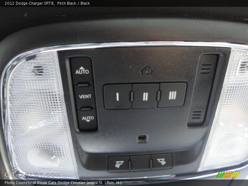 Controls of 2012 Charger SRT8