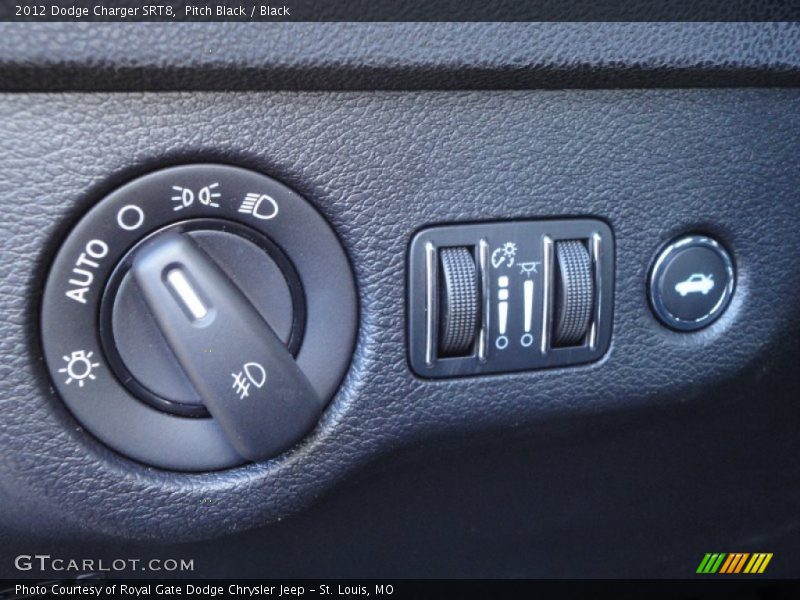 Controls of 2012 Charger SRT8