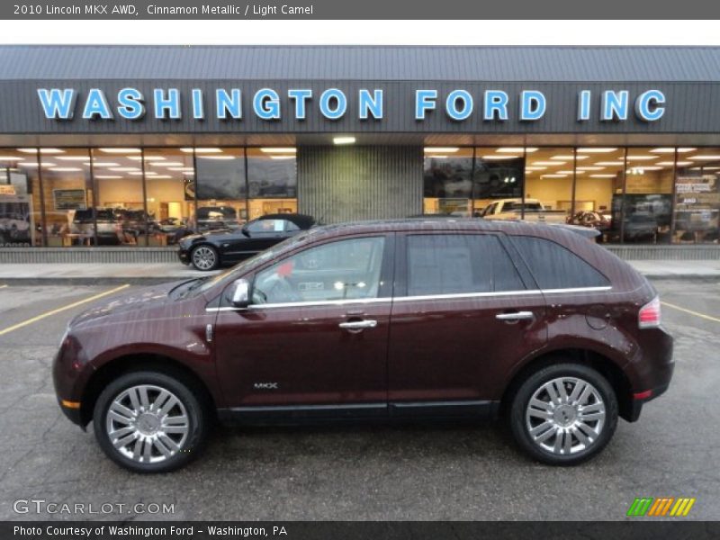 Cinnamon Metallic / Light Camel 2010 Lincoln MKX AWD