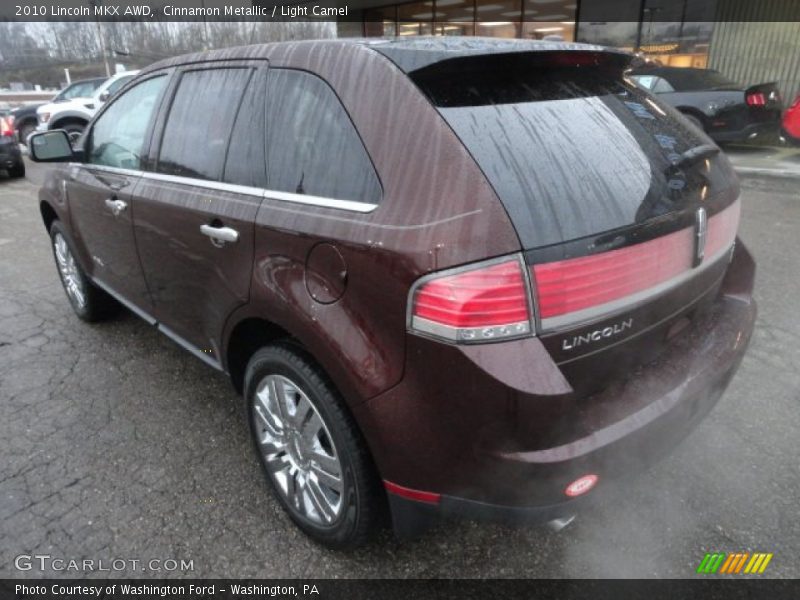 Cinnamon Metallic / Light Camel 2010 Lincoln MKX AWD