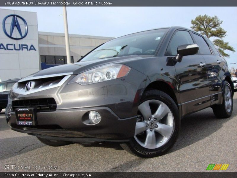 Grigio Metallic / Ebony 2009 Acura RDX SH-AWD Technology