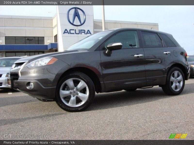 Grigio Metallic / Ebony 2009 Acura RDX SH-AWD Technology