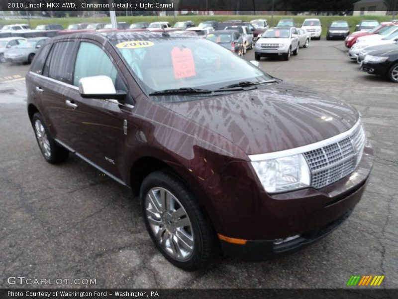 Cinnamon Metallic / Light Camel 2010 Lincoln MKX AWD