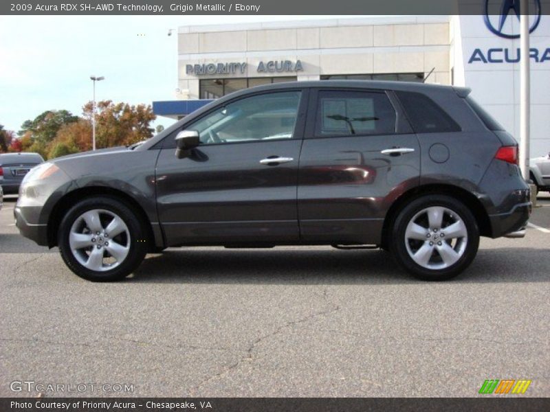 Grigio Metallic / Ebony 2009 Acura RDX SH-AWD Technology