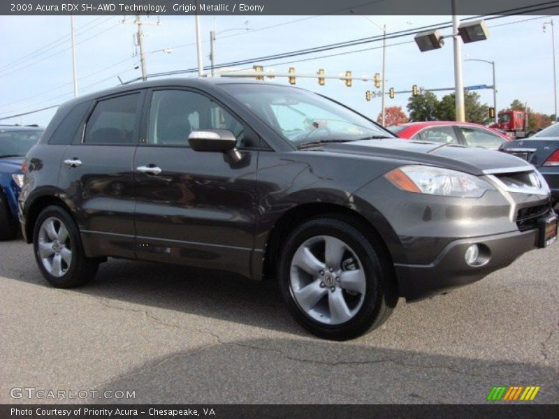 Grigio Metallic / Ebony 2009 Acura RDX SH-AWD Technology