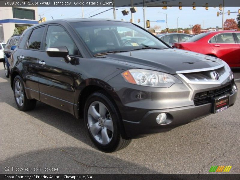 Grigio Metallic / Ebony 2009 Acura RDX SH-AWD Technology