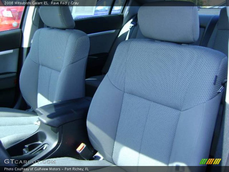 Rave Red / Gray 2008 Mitsubishi Galant ES