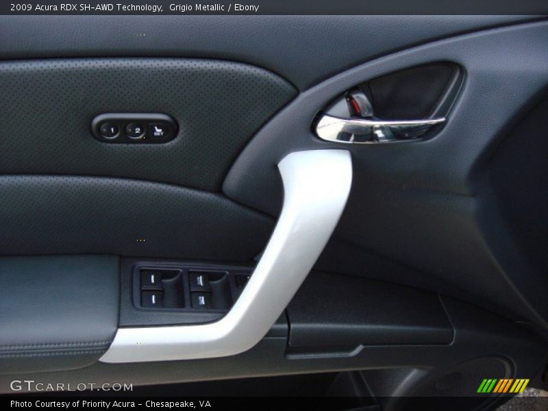 Grigio Metallic / Ebony 2009 Acura RDX SH-AWD Technology