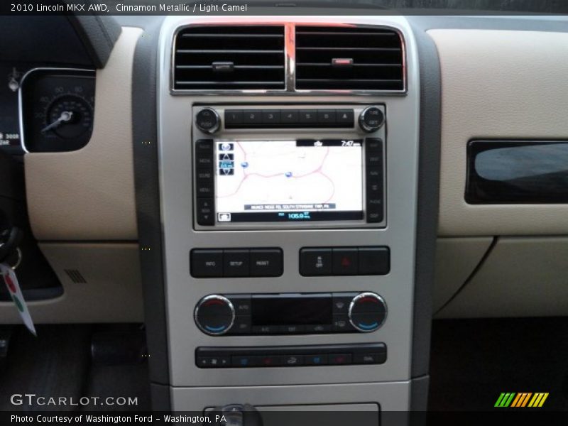 Cinnamon Metallic / Light Camel 2010 Lincoln MKX AWD