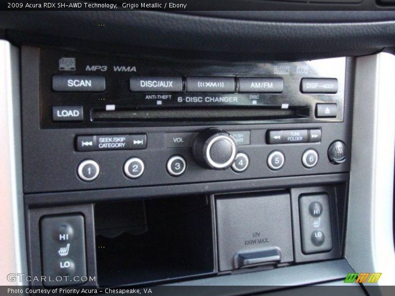 Grigio Metallic / Ebony 2009 Acura RDX SH-AWD Technology