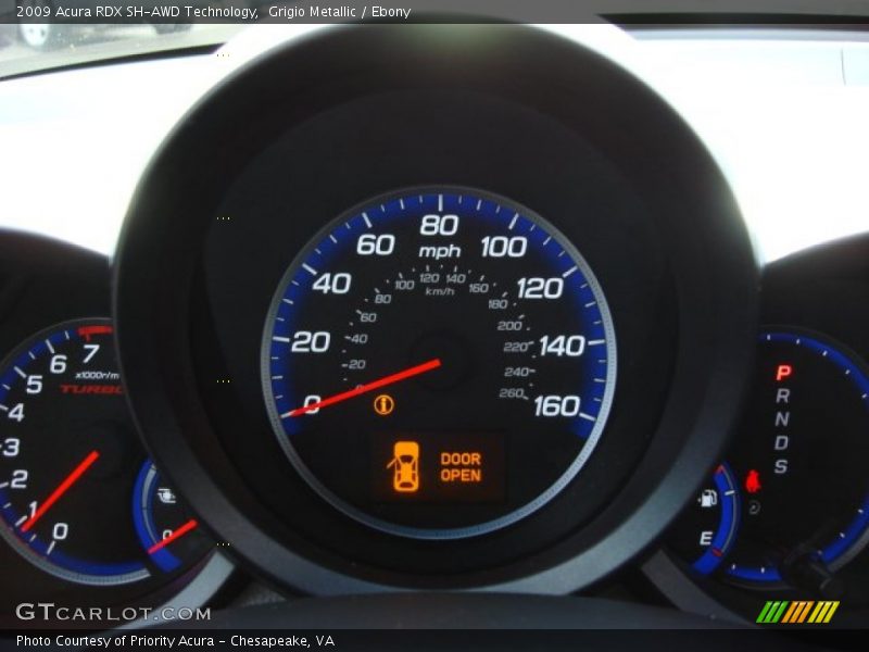 Grigio Metallic / Ebony 2009 Acura RDX SH-AWD Technology
