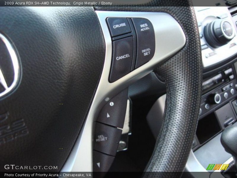 Grigio Metallic / Ebony 2009 Acura RDX SH-AWD Technology