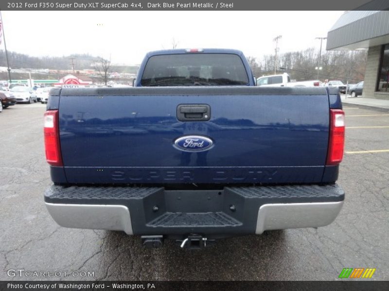 Dark Blue Pearl Metallic / Steel 2012 Ford F350 Super Duty XLT SuperCab 4x4