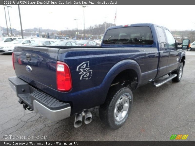 Dark Blue Pearl Metallic / Steel 2012 Ford F350 Super Duty XLT SuperCab 4x4