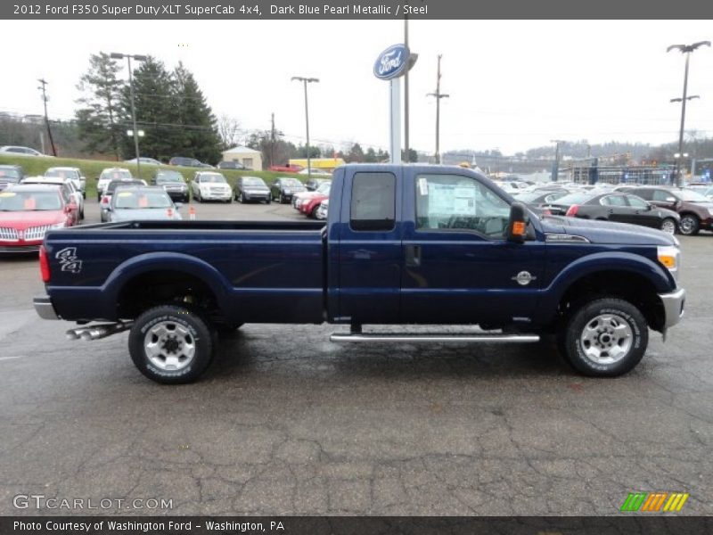 Dark Blue Pearl Metallic / Steel 2012 Ford F350 Super Duty XLT SuperCab 4x4