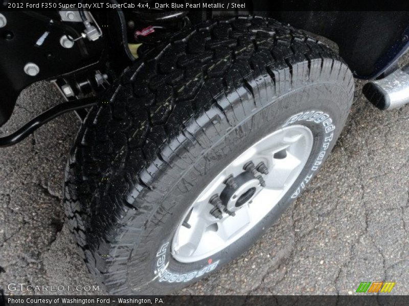 Dark Blue Pearl Metallic / Steel 2012 Ford F350 Super Duty XLT SuperCab 4x4
