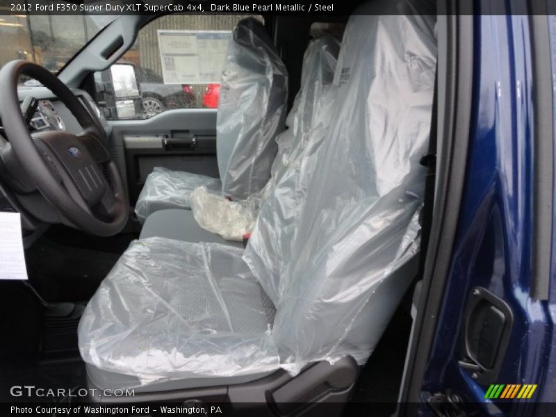 Dark Blue Pearl Metallic / Steel 2012 Ford F350 Super Duty XLT SuperCab 4x4
