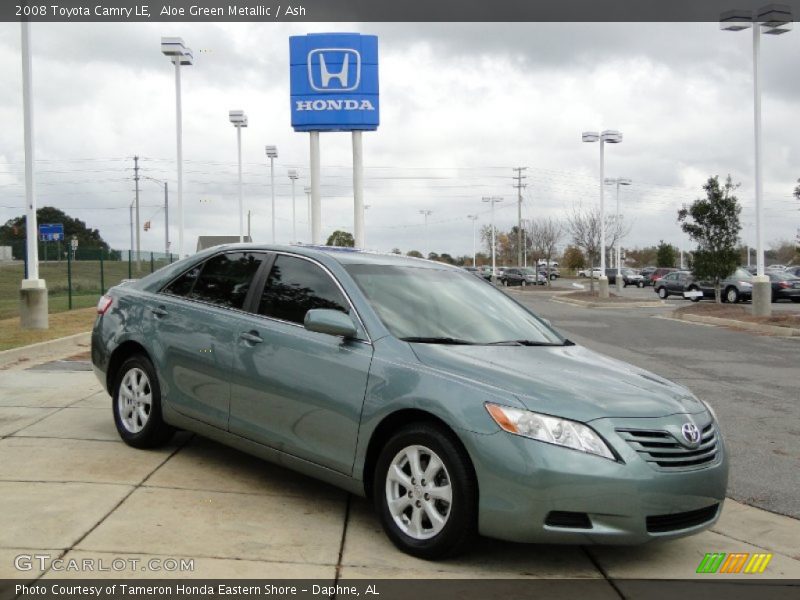 Aloe Green Metallic / Ash 2008 Toyota Camry LE