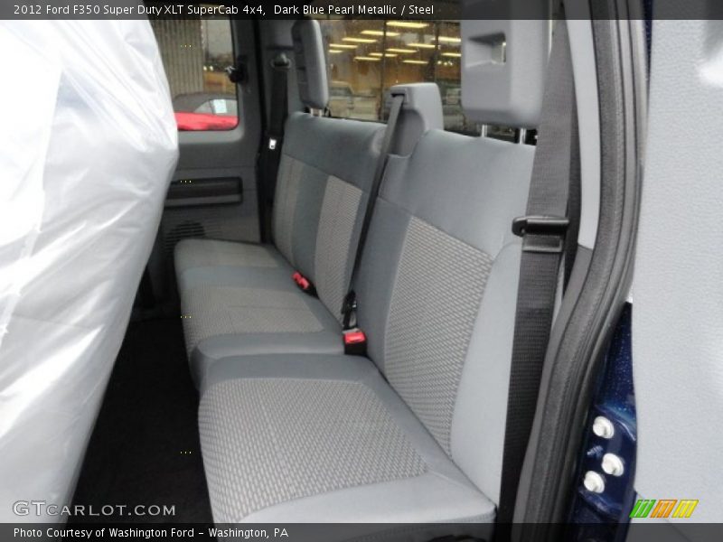 Dark Blue Pearl Metallic / Steel 2012 Ford F350 Super Duty XLT SuperCab 4x4