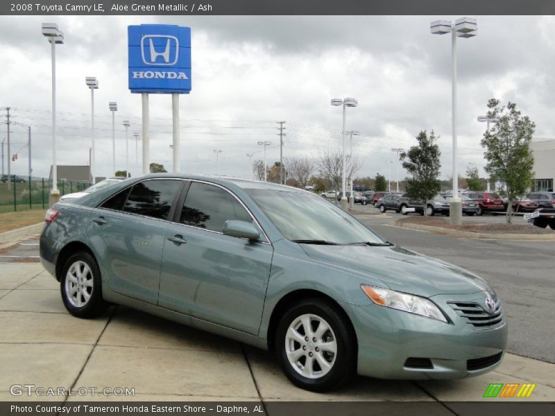 Aloe Green Metallic / Ash 2008 Toyota Camry LE