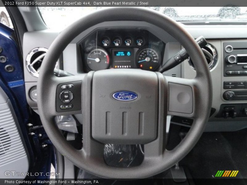  2012 F350 Super Duty XLT SuperCab 4x4 Steering Wheel