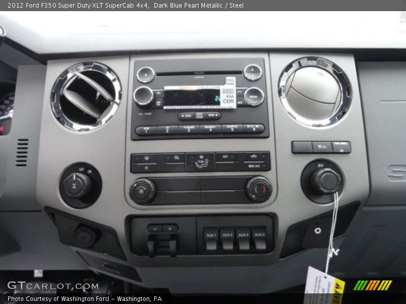 Controls of 2012 F350 Super Duty XLT SuperCab 4x4